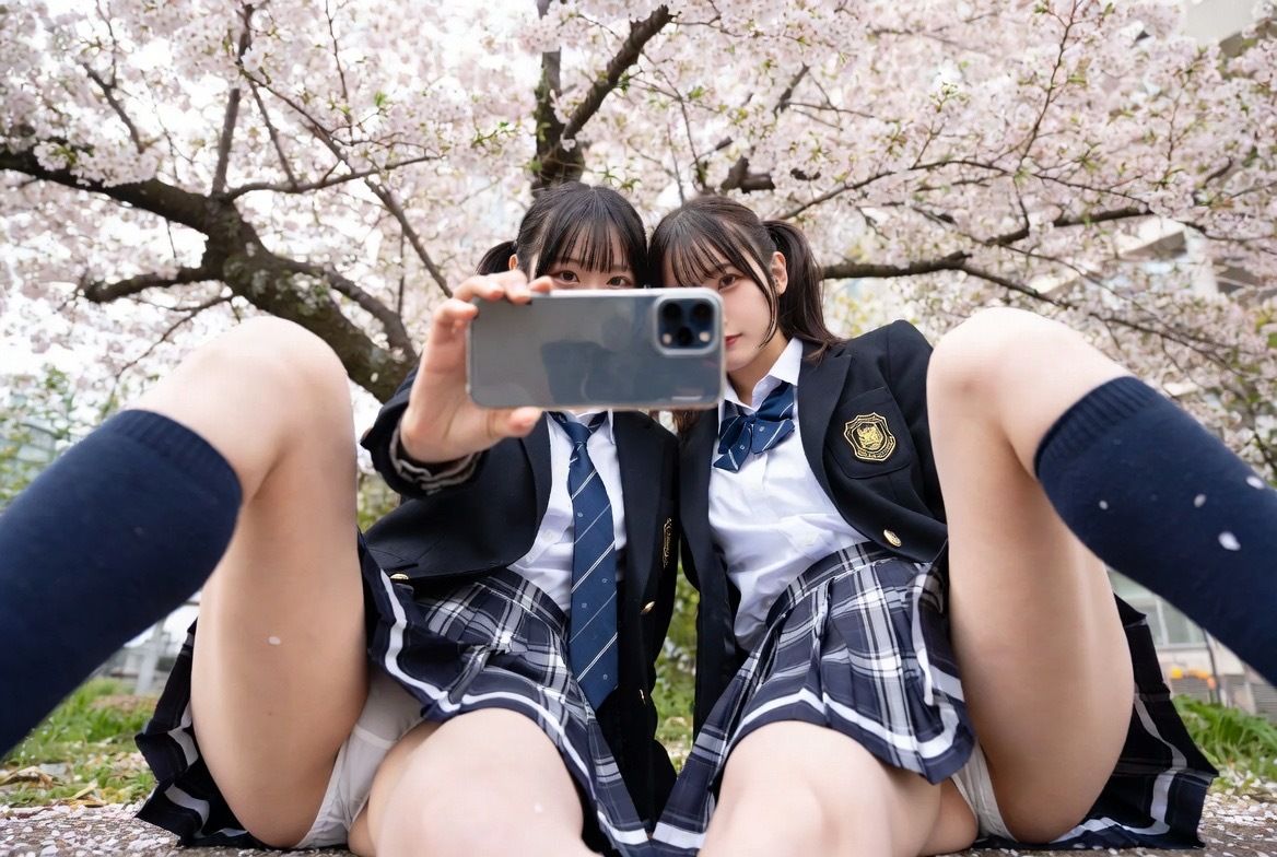 AI美女グラビア写真集〜制服パンチラ集〜vol.2 - サンプル画像 9