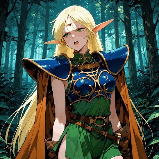 『【表】呪われた島の麗しき妖精さん』AIの手で蘇る懐かしのヒロインシリーズ - サンプル画像 1
