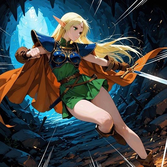 『【表】呪われた島の麗しき妖精さん』AIの手で蘇る懐かしのヒロインシリーズ - サンプル画像 4