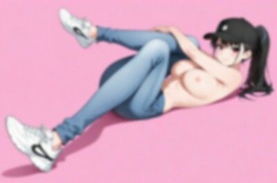 【裸ジーンズ女子】カッコいいポージング詰め合わせ - サンプル画像 4