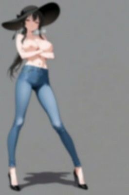 【裸ジーンズ女子】カッコいいポージング詰め合わせ - サンプル画像 7