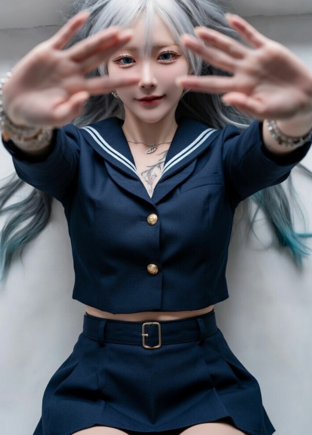 AI生成写真集  あおむけ・美・FACE UP - サンプル画像 9