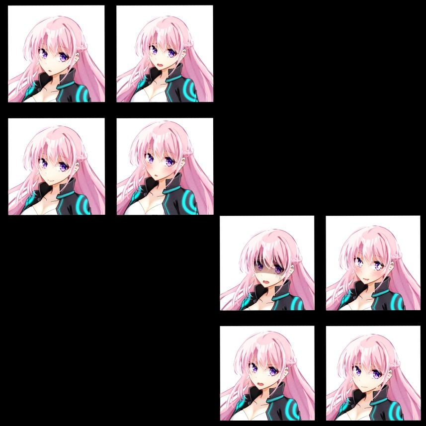 立ち絵素材  メカ少女1 - サンプル画像 2