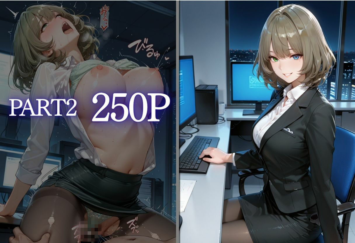 深夜残業OL 〜我慢の限界を迎えた同僚にオフィスで犯●れ、事後即2回戦中出しされるまでVol.1 - サンプル画像 3