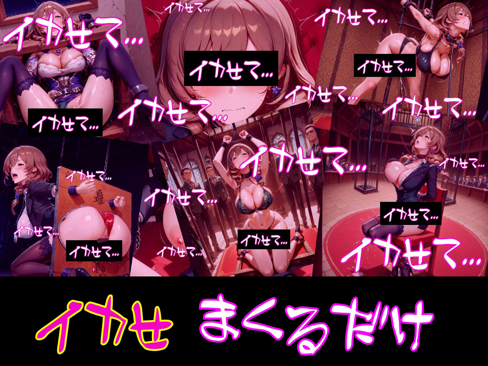 【衣装多種】リ〇さん、知性崩壊の強●絶頂。天才魔女の理性が決壊し、だらしないアヘ顔を晒す究極の陥落_玩具オナニー編 - サンプル画像 4