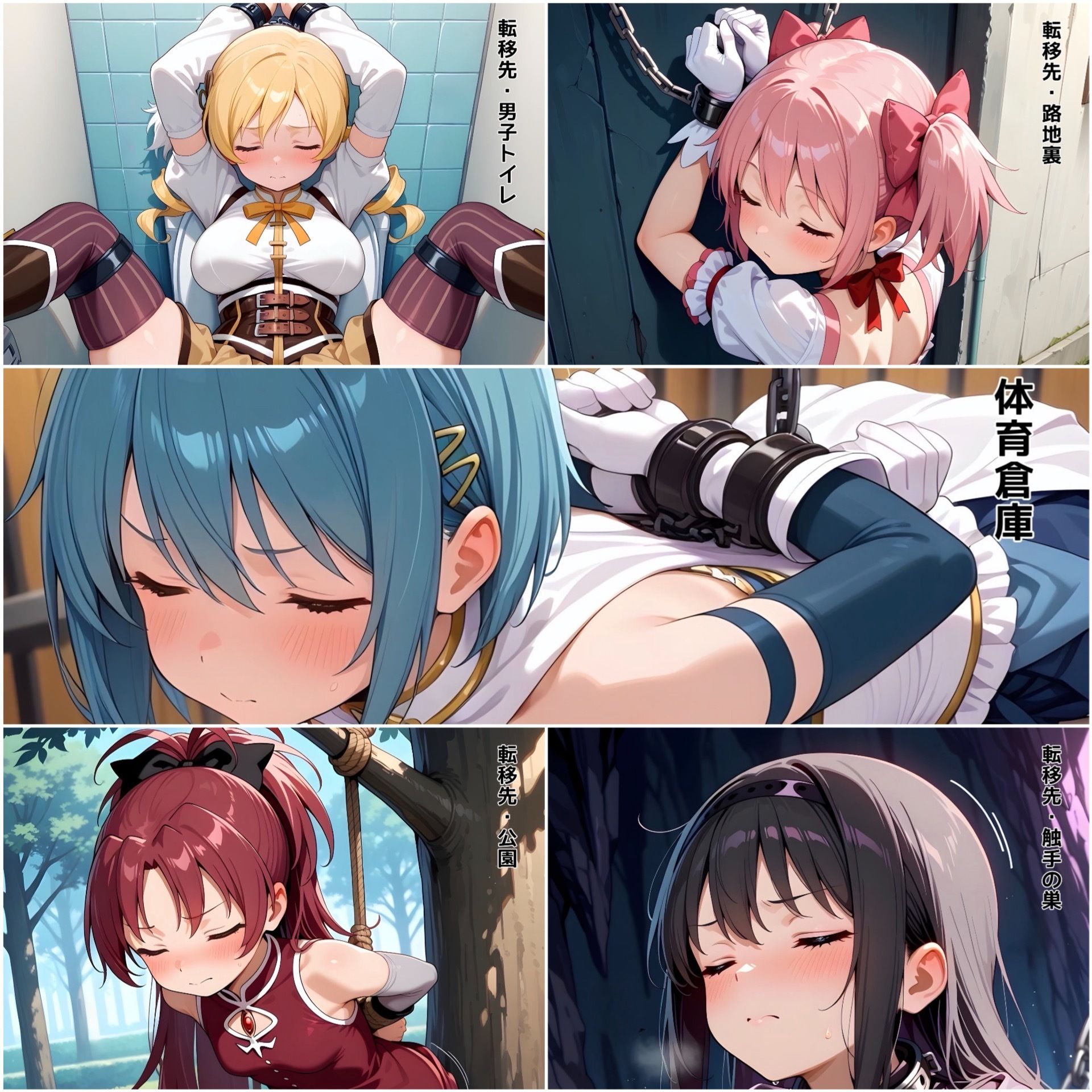 汚され魔法少女〜拘束と恥辱編〜 - サンプル画像 4