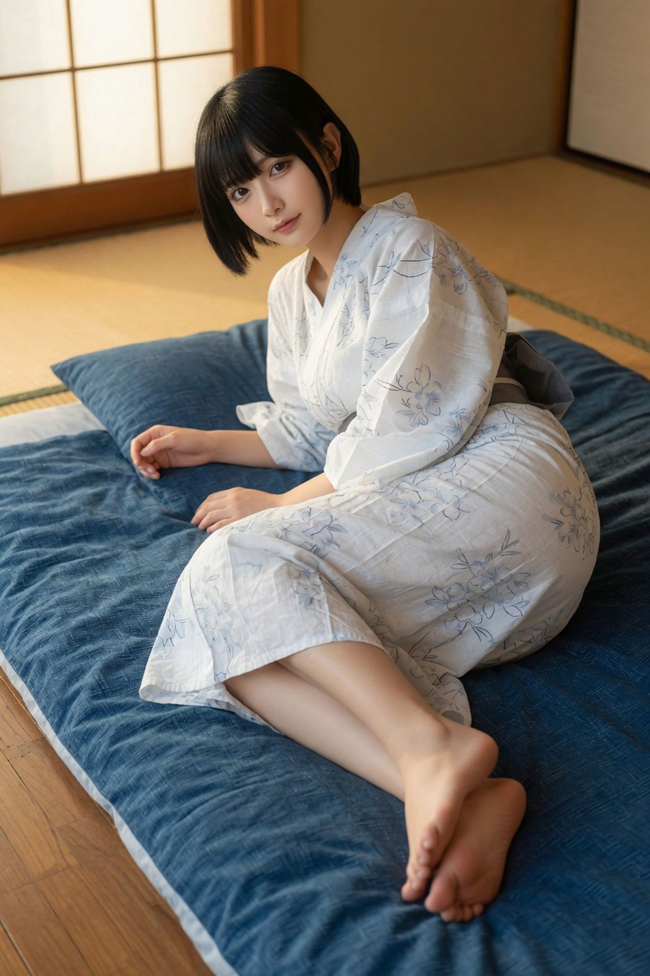 Mio ― 温泉旅館の夜 〜裸足のヨガ講師と秘密の湯〜 - サンプル画像 4