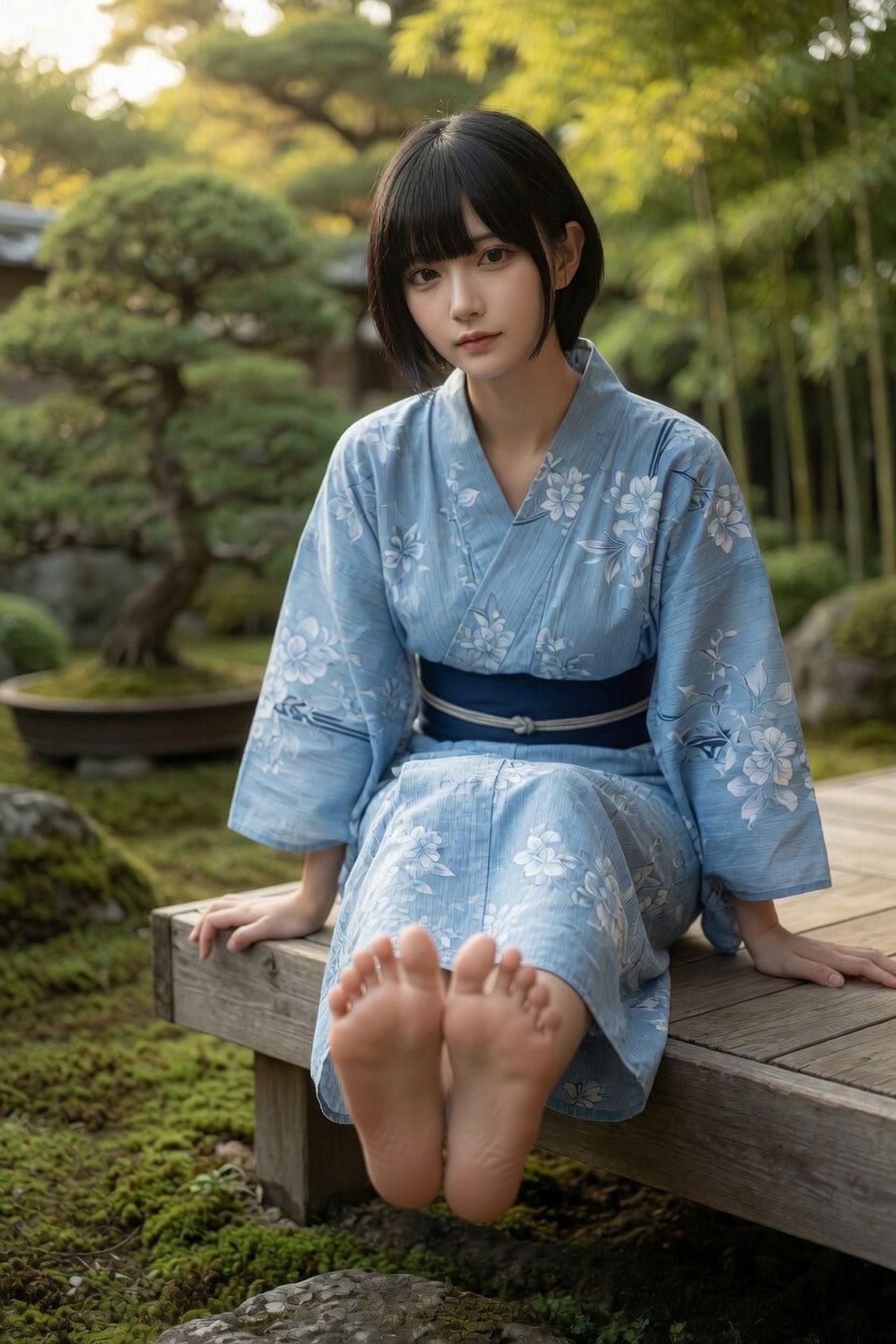 Mio ― 温泉旅館の夜 〜裸足のヨガ講師と秘密の湯〜 - サンプル画像 6