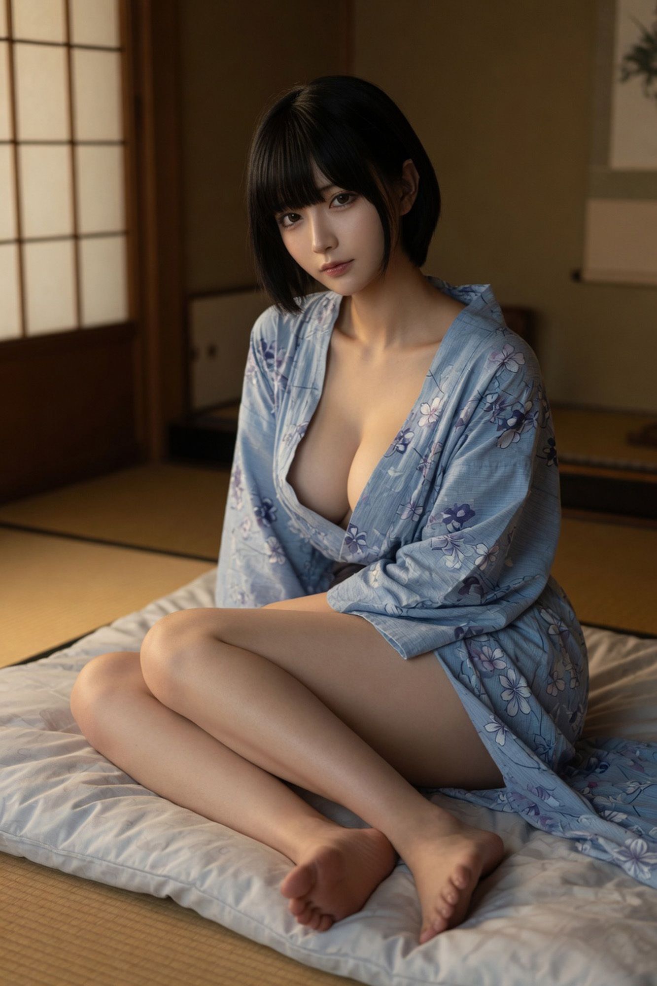 Mio ― 温泉旅館の夜 〜裸足のヨガ講師と秘密の湯〜 - サンプル画像 7