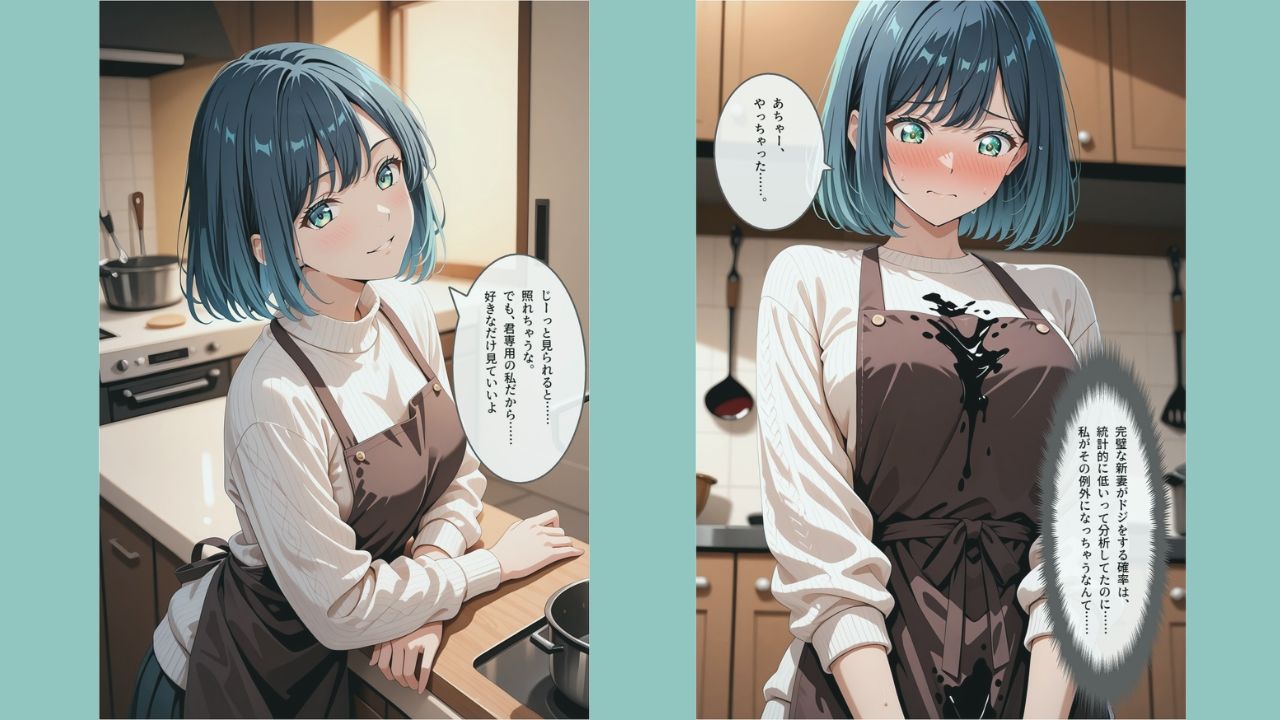 【セリフ付きストーリーCG集】黒川あ〇ね:完璧な演技が剥がれる、天才女優のメス堕ち。──貴方に捧げる新婚記録 【460枚】 - サンプル画像 1