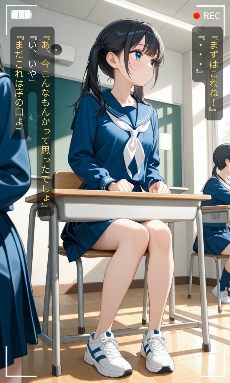 クラスメイトの盗撮映像を買わされた僕 - サンプル画像 5