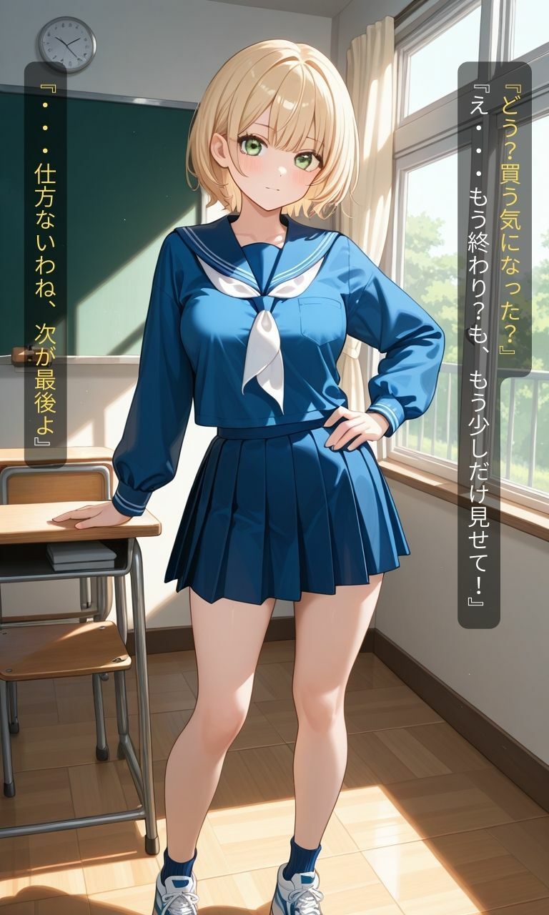 クラスメイトの盗撮映像を買わされた僕 - サンプル画像 8