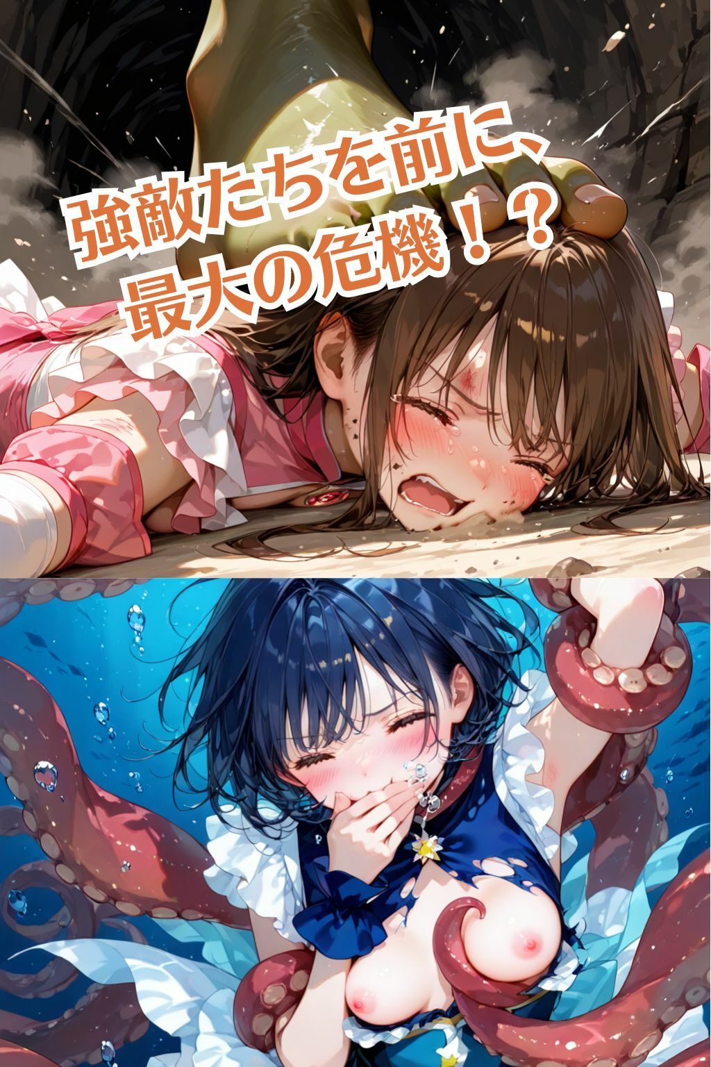 魔法戦士えりな＆せりか vol.3 迫りくる海と陸の絶望 編 - サンプル画像 3