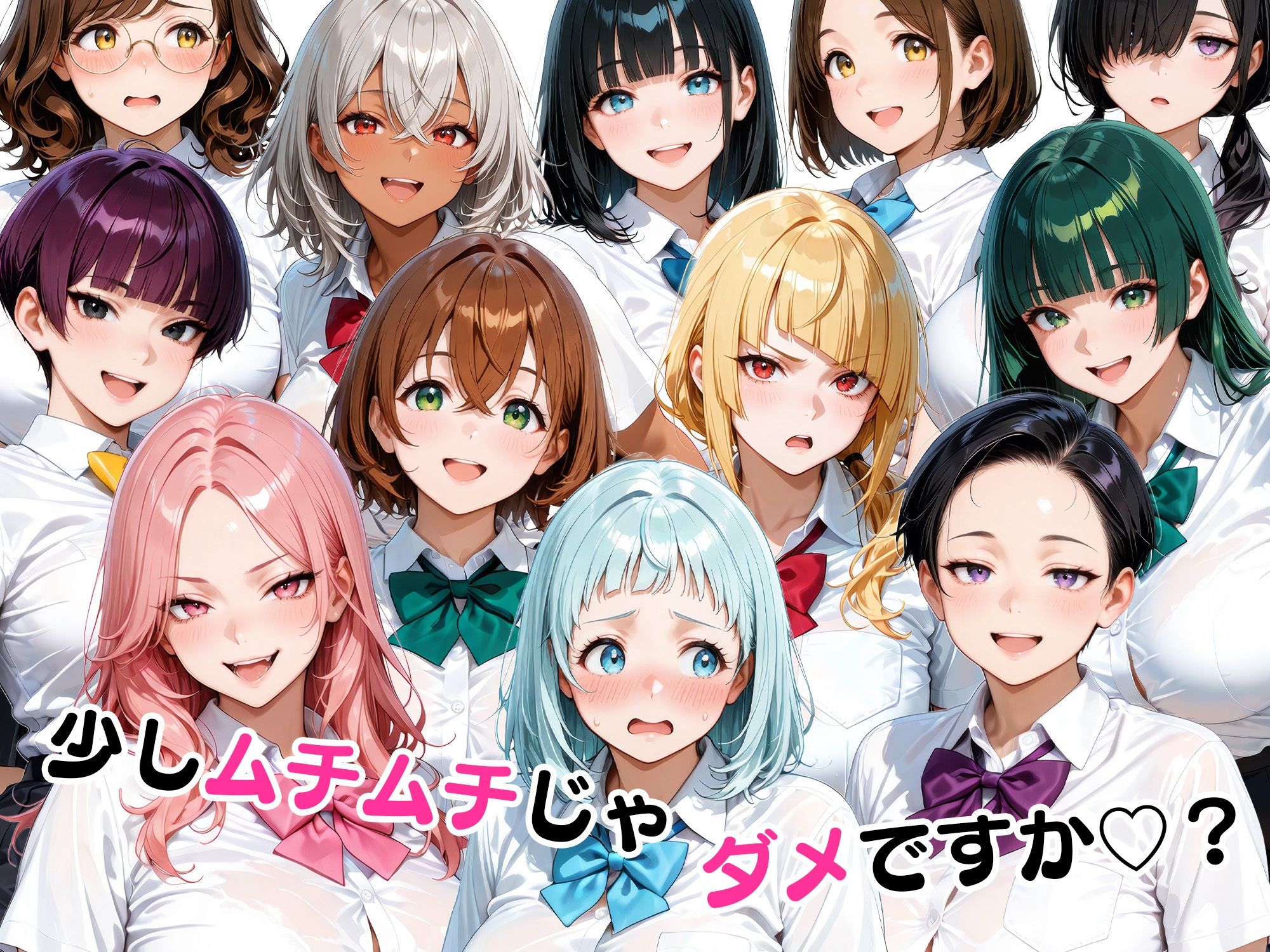 ちょっとだらしないムチムチ感がエロい12人の生徒 - サンプル画像 10