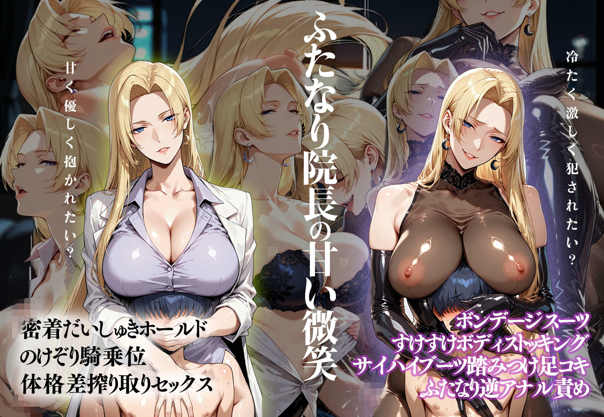 ふたなり院長の甘い微笑 - サンプル画像 1