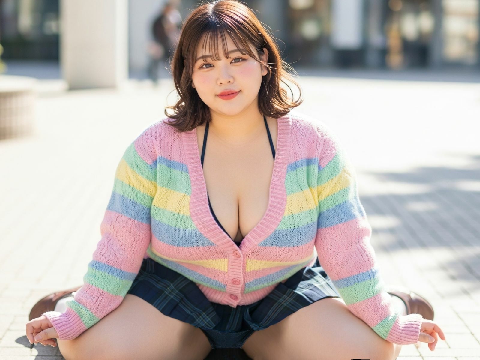 【フェチ】ぽっちゃり×パンチラ 〜無防備な誘惑〜 - サンプル画像 4