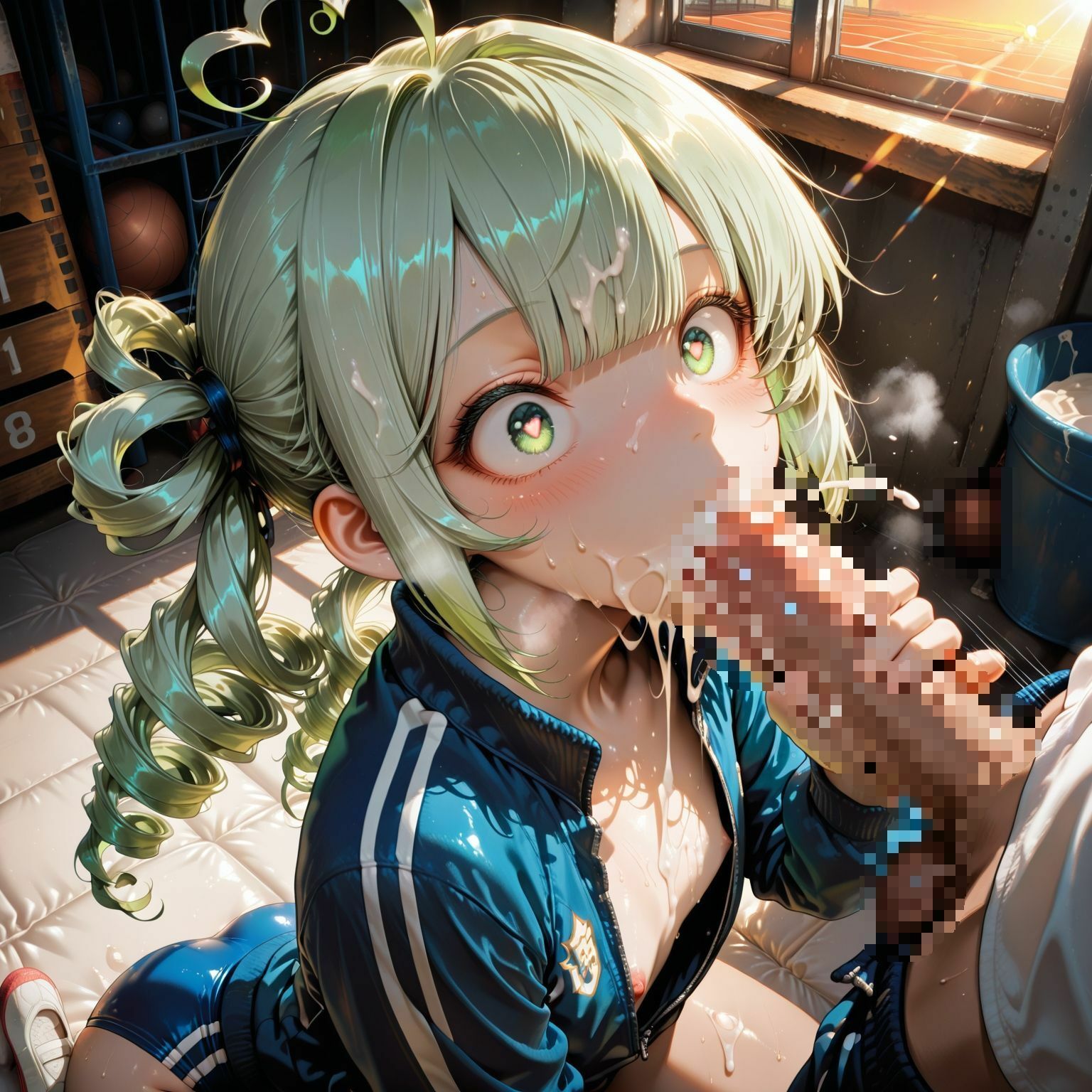 運動着JKと体育倉庫でなかよし - サンプル画像 5