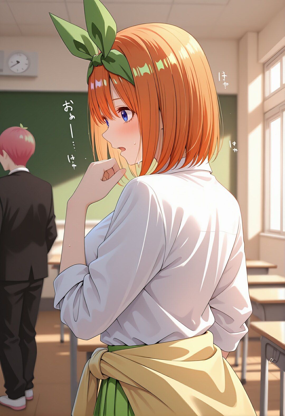 五等分のSEX  学園編  〜中〇四葉の場合〜 - サンプル画像 1