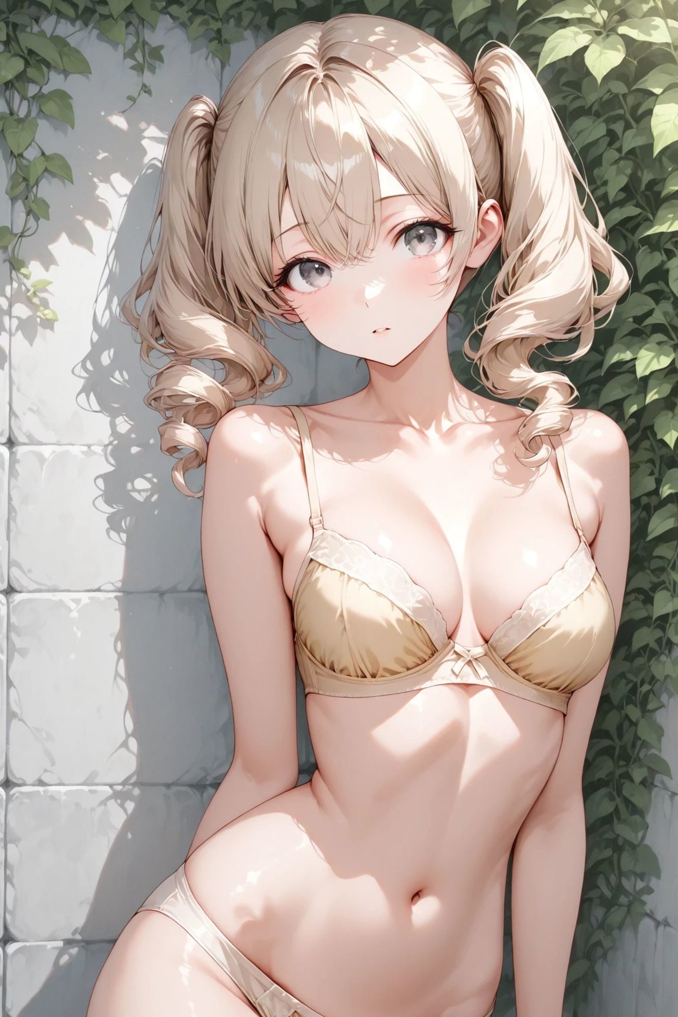 紬 - 白い壁 - 【ヌード集】 - サンプル画像 4