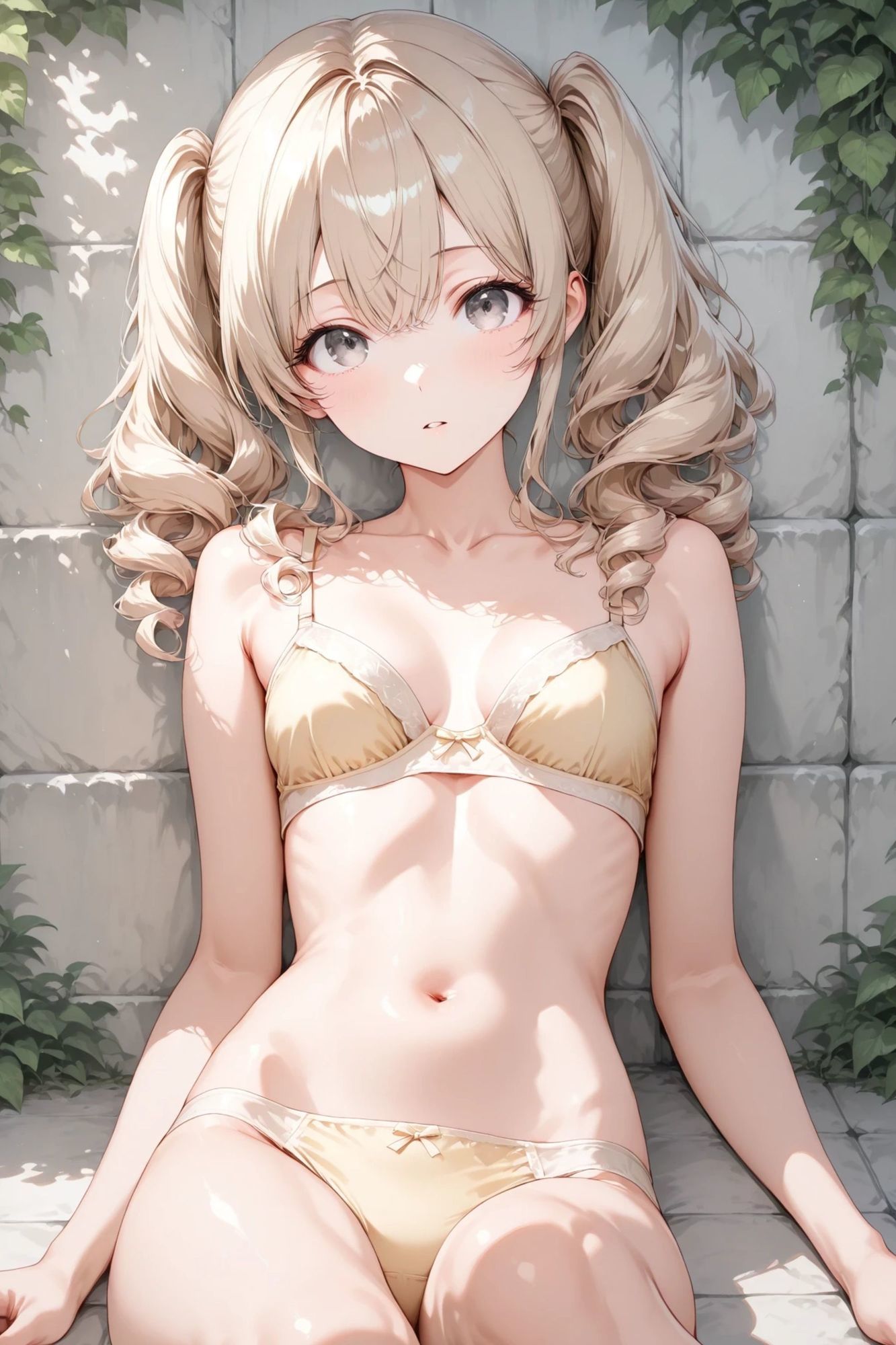 紬 - 白い壁 - 【ヌード集】 - サンプル画像 5