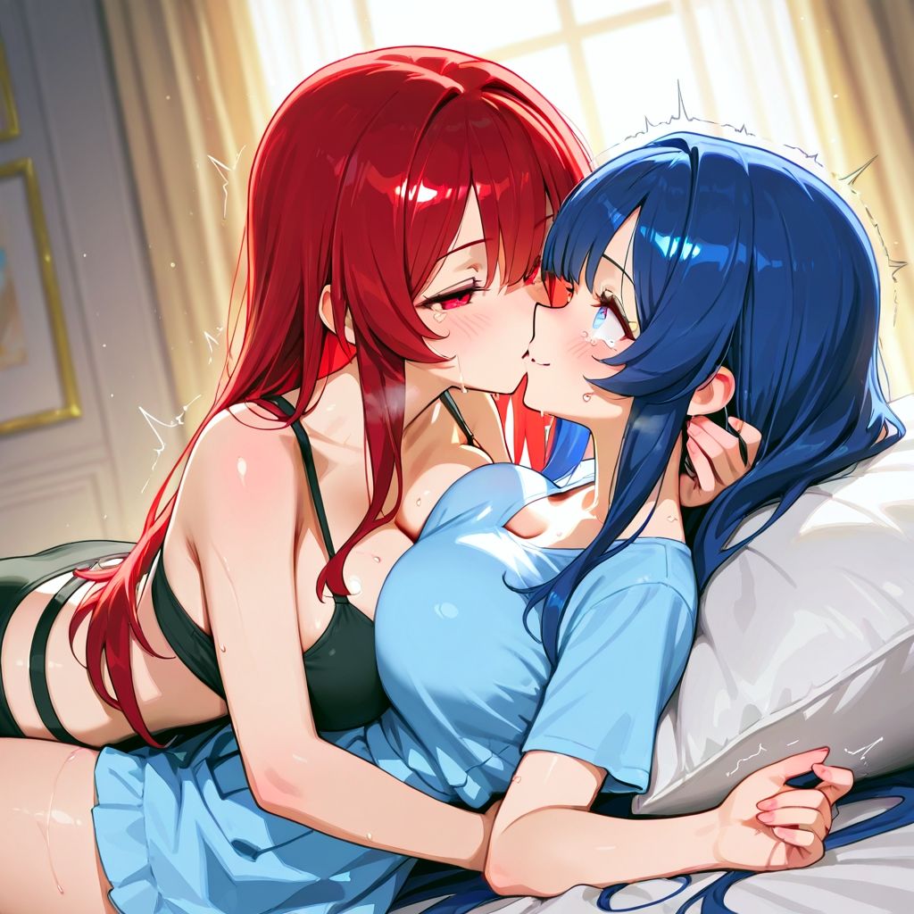 おっぱいから始まる百合の蜜夜 - サンプル画像 6