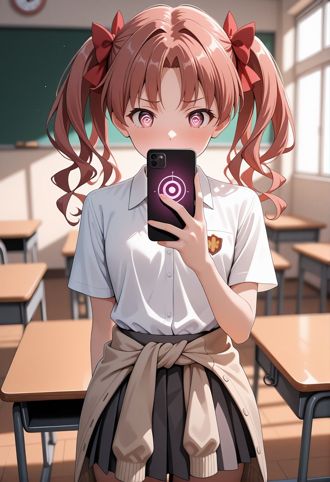 白井〇子学園凌●パロディ 制服着衣輪●・放尿・中出し497枚CG集 - サンプル画像 5