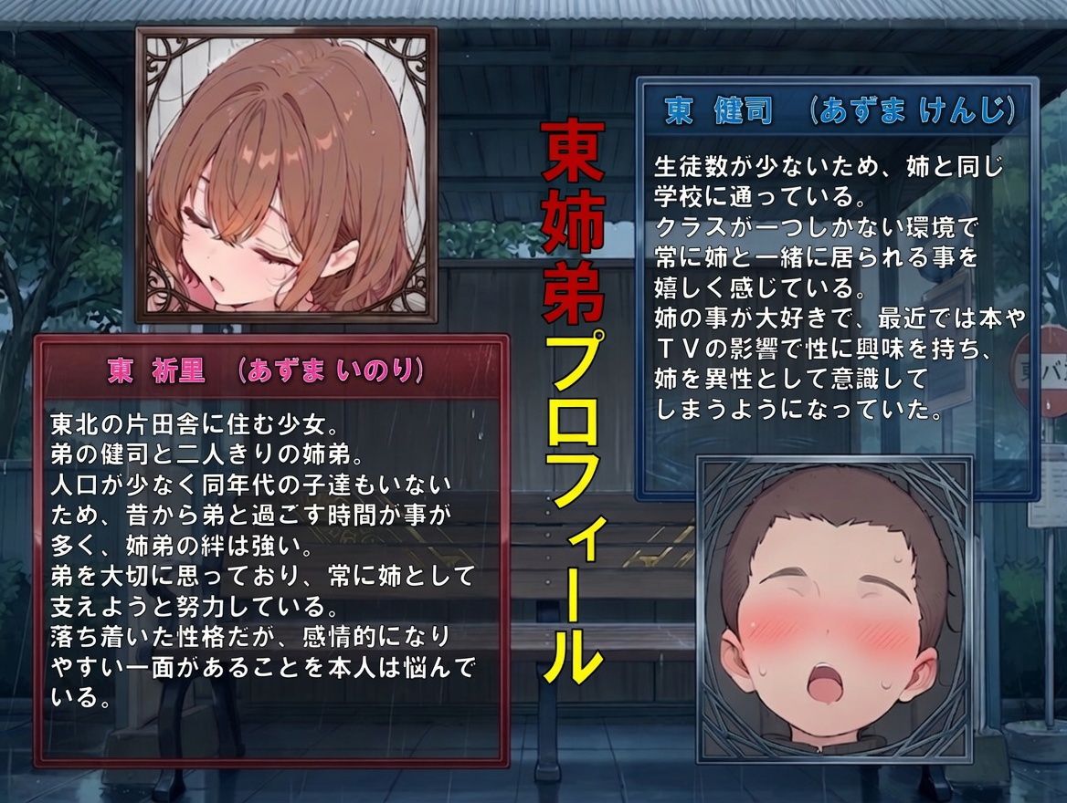 姉弟崩壊〜濡れた制服と実姉の寝顔〜 - サンプル画像 1