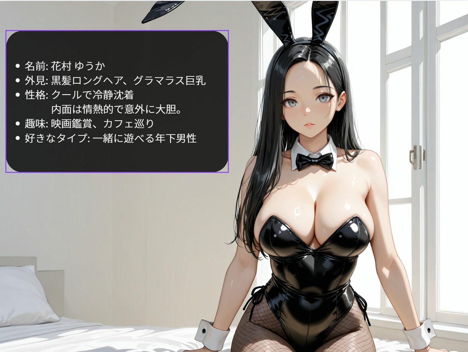 巨乳JKにバニーコスさせてあまあまセックス - サンプル画像 8