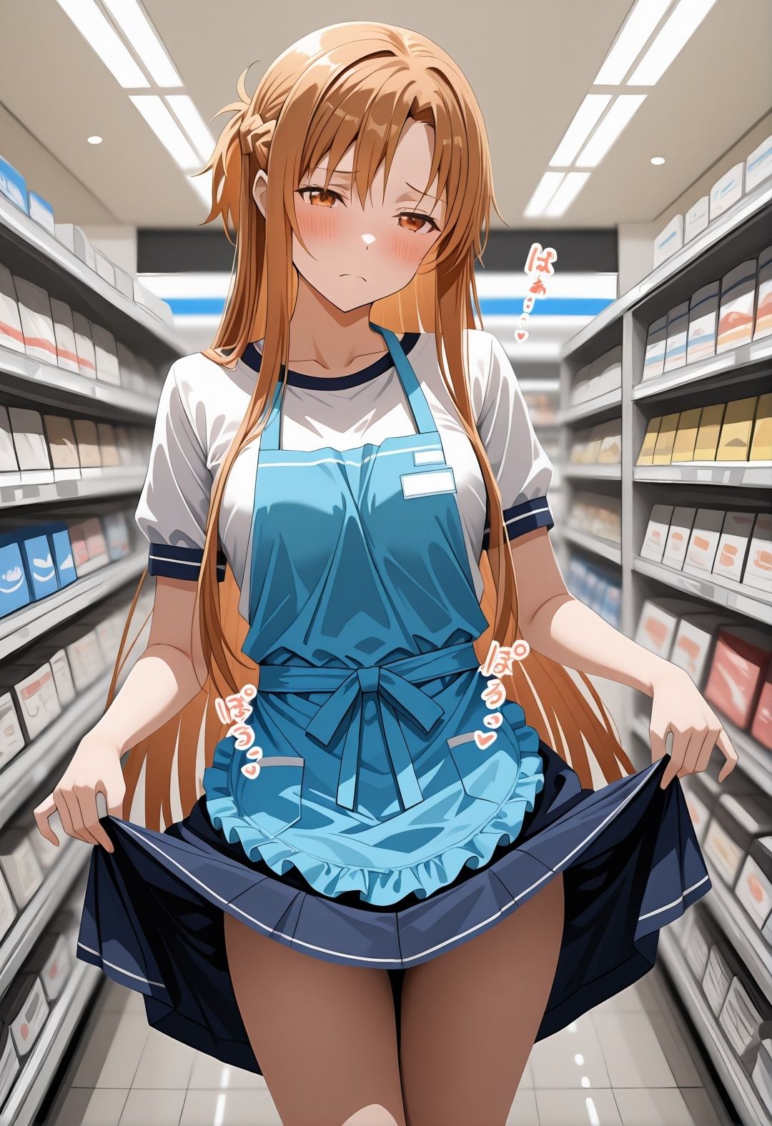 ア〇ナコンビニバイト露出凌●パロディ 中出しトイレ放尿バックNTRエロCG集314枚 - サンプル画像 5