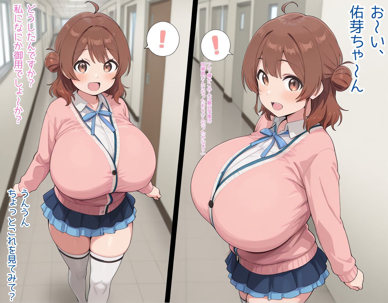 サイミンアプリでおじさんをプロデューサーと誤認しちゃう花海ウメちゃん - サンプル画像 3