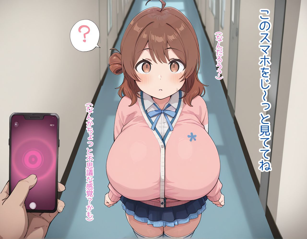 サイミンアプリでおじさんをプロデューサーと誤認しちゃう花海ウメちゃん - サンプル画像 4