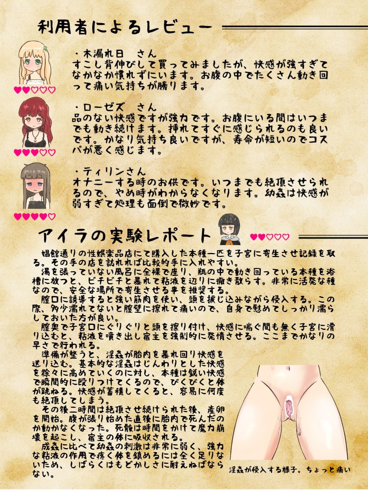 淫界生物 - 淫蟲図鑑 - サンプル画像 3