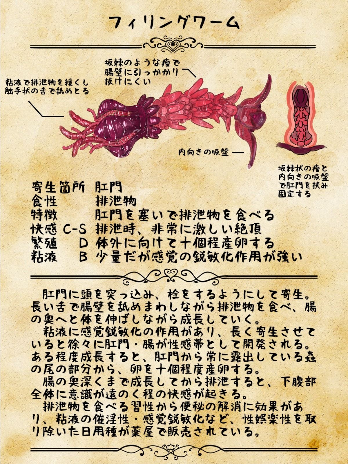 淫界生物 - 淫蟲図鑑 - サンプル画像 4