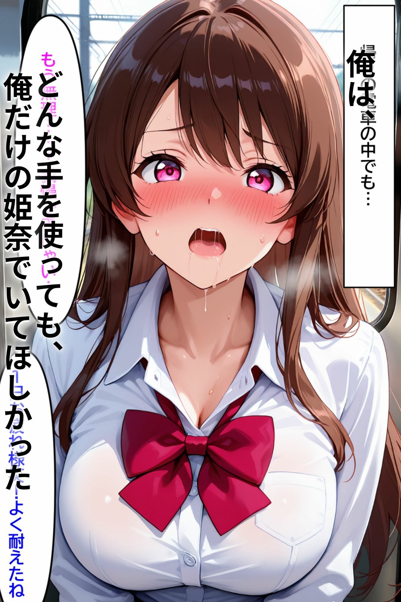 【セリフ付き】種付け快楽女子校生  性奴●に堕ちていく - サンプル画像 5