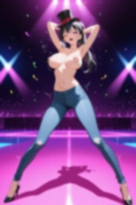 【裸ジーンズ女子3】裸ジーンズ女子のセクシーダンス - サンプル画像 1