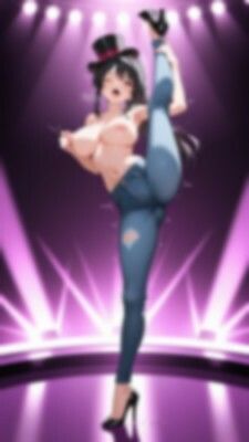 【裸ジーンズ女子3】裸ジーンズ女子のセクシーダンス - サンプル画像 3