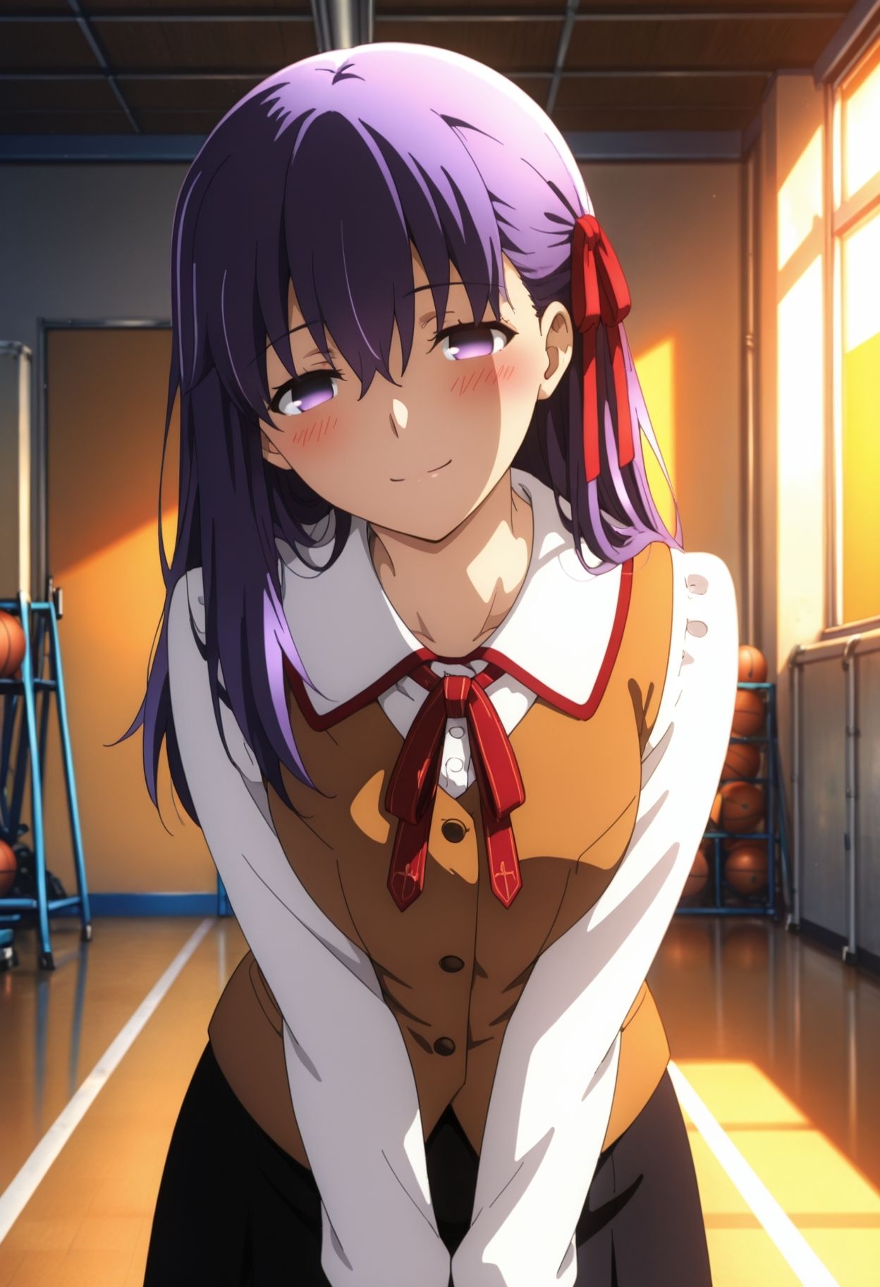 【丁寧構成】間桐桜（制服）【中出し】 - サンプル画像 1