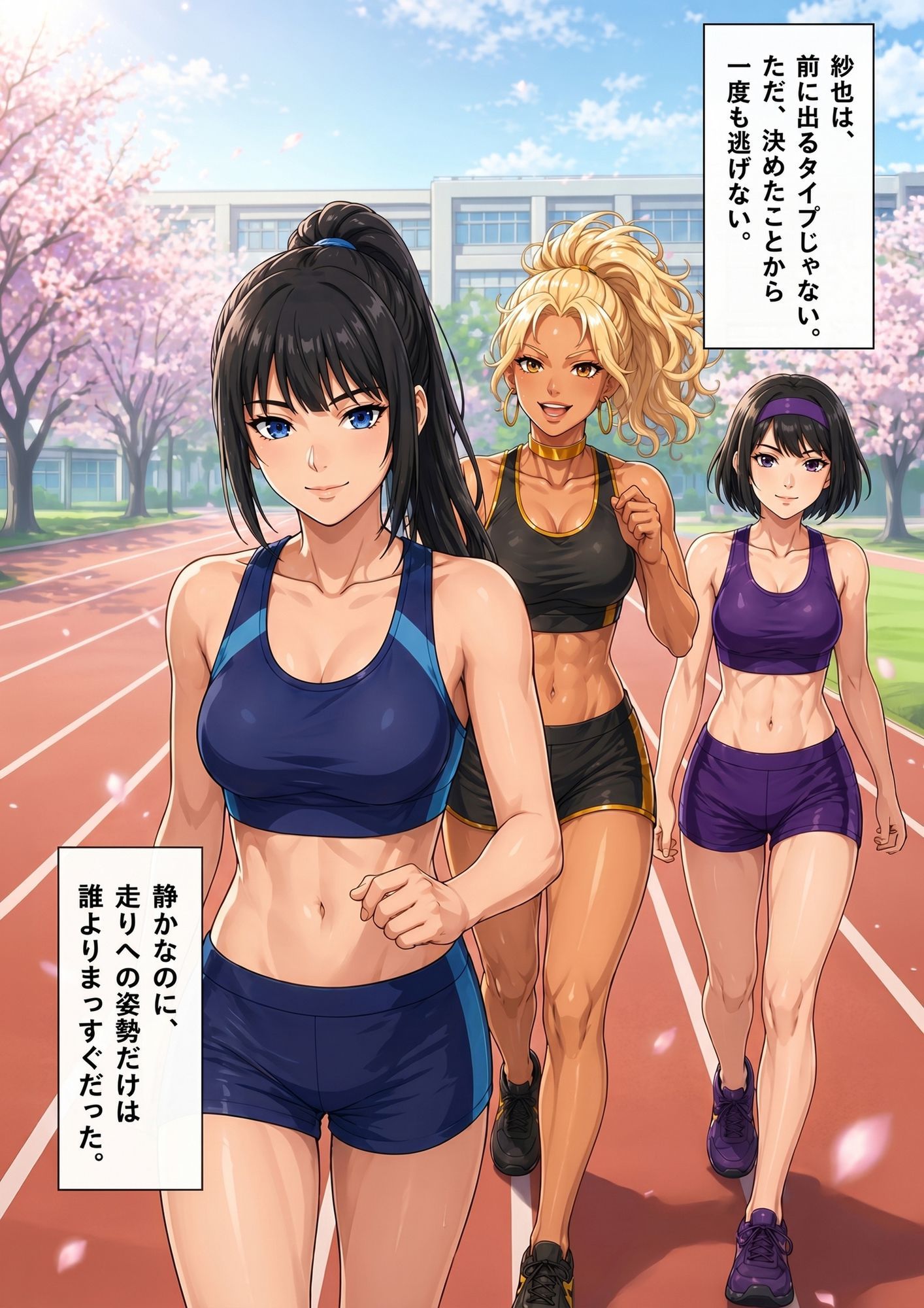 【陸上実妹3姉妹NTRシリーズ】 ハゲ山コーチの毒牙 Vol.1 紗也編 - サンプル画像 2