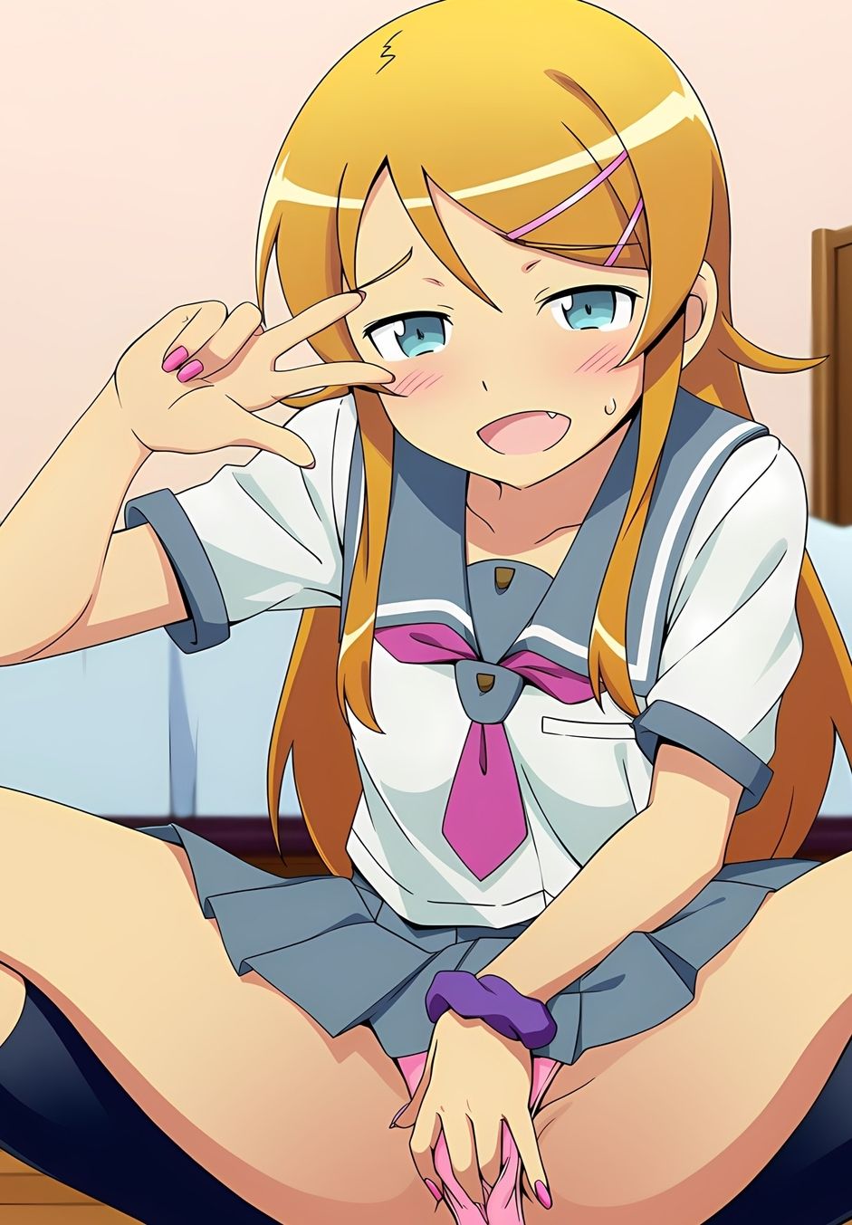俺の妹ちゃんのエッチなAIイラスト集 - サンプル画像 4