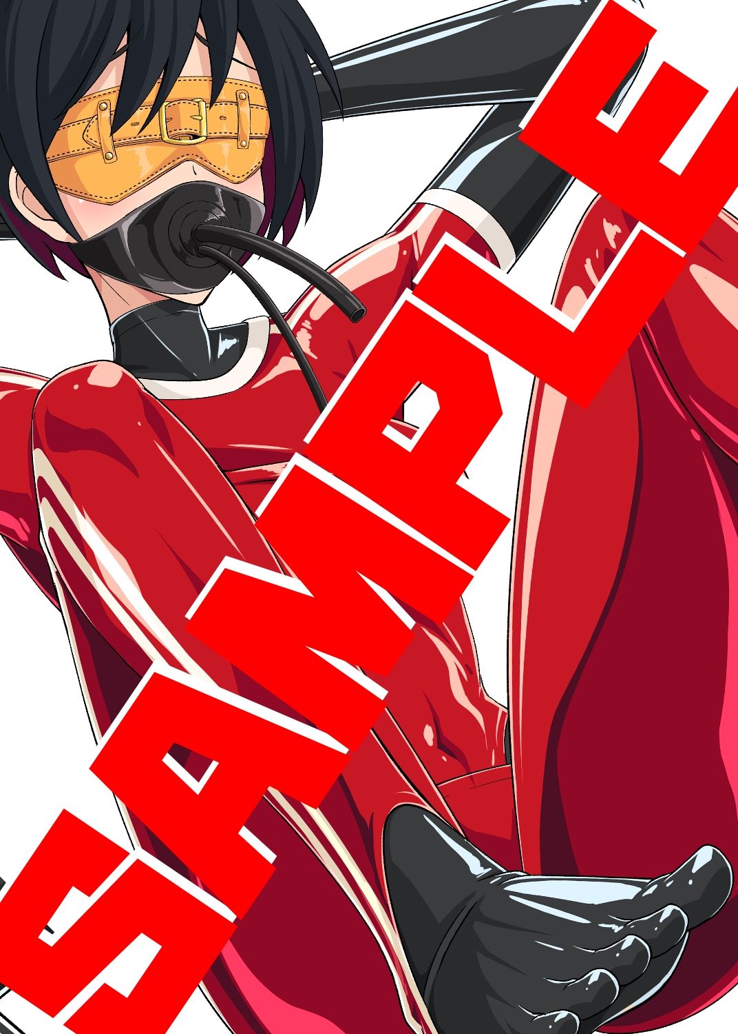 LATEX WEAR RED DL版 - サンプル画像 1