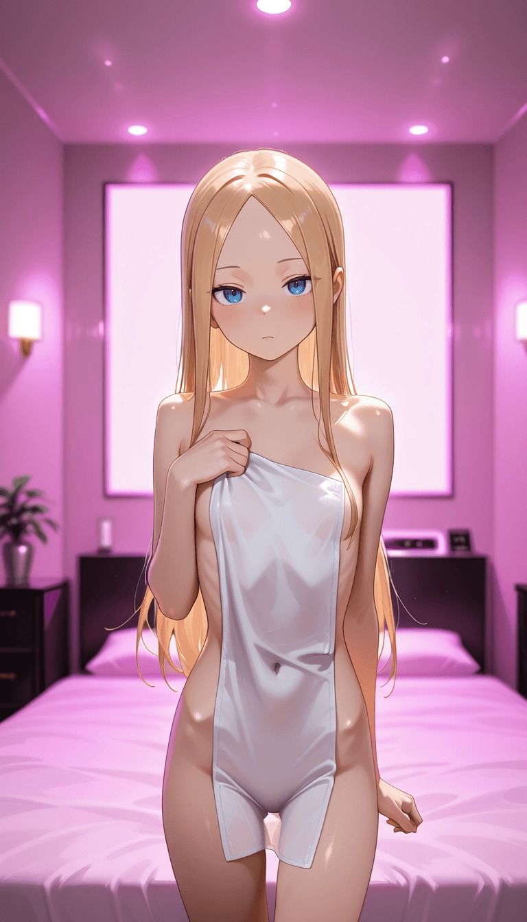 金髪おでこの女の子 - サンプル画像 2