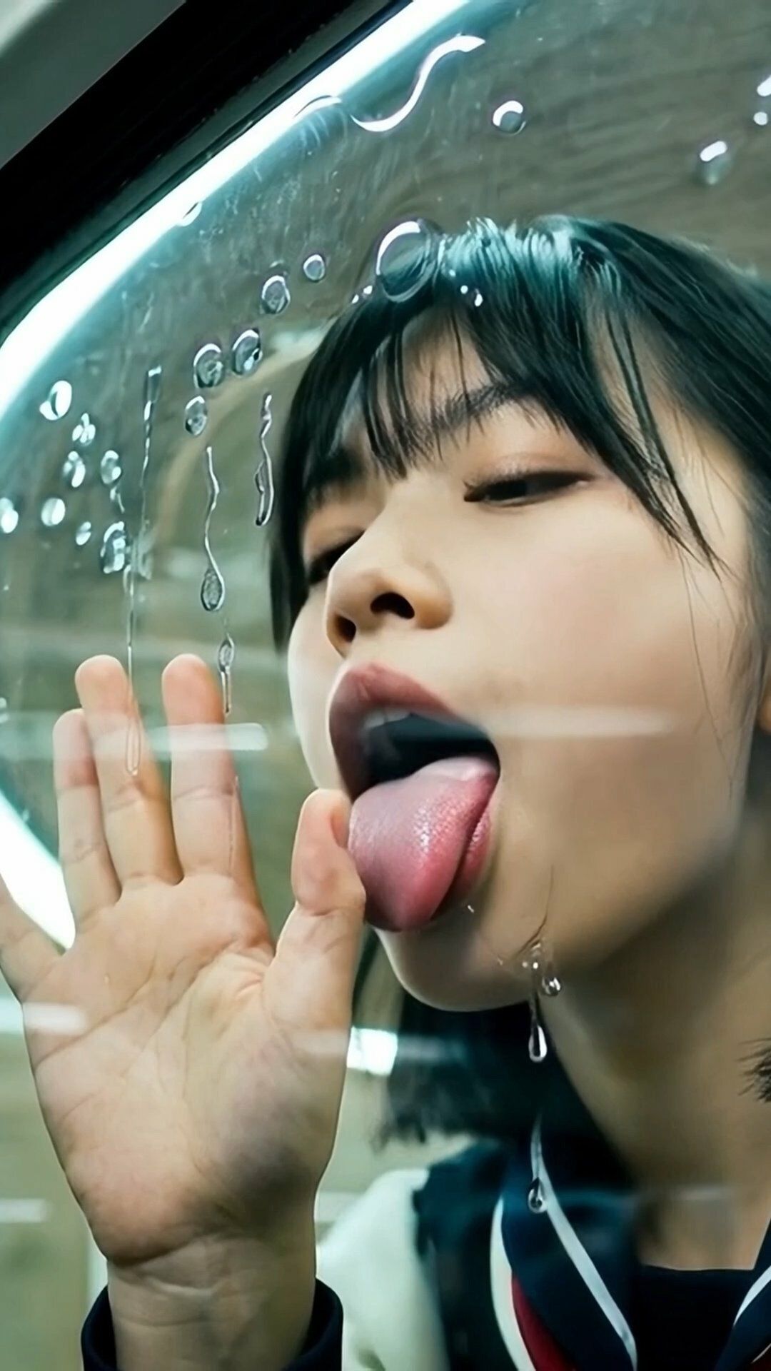 舌フェチ5 AI 電車女子 - サンプル画像 3