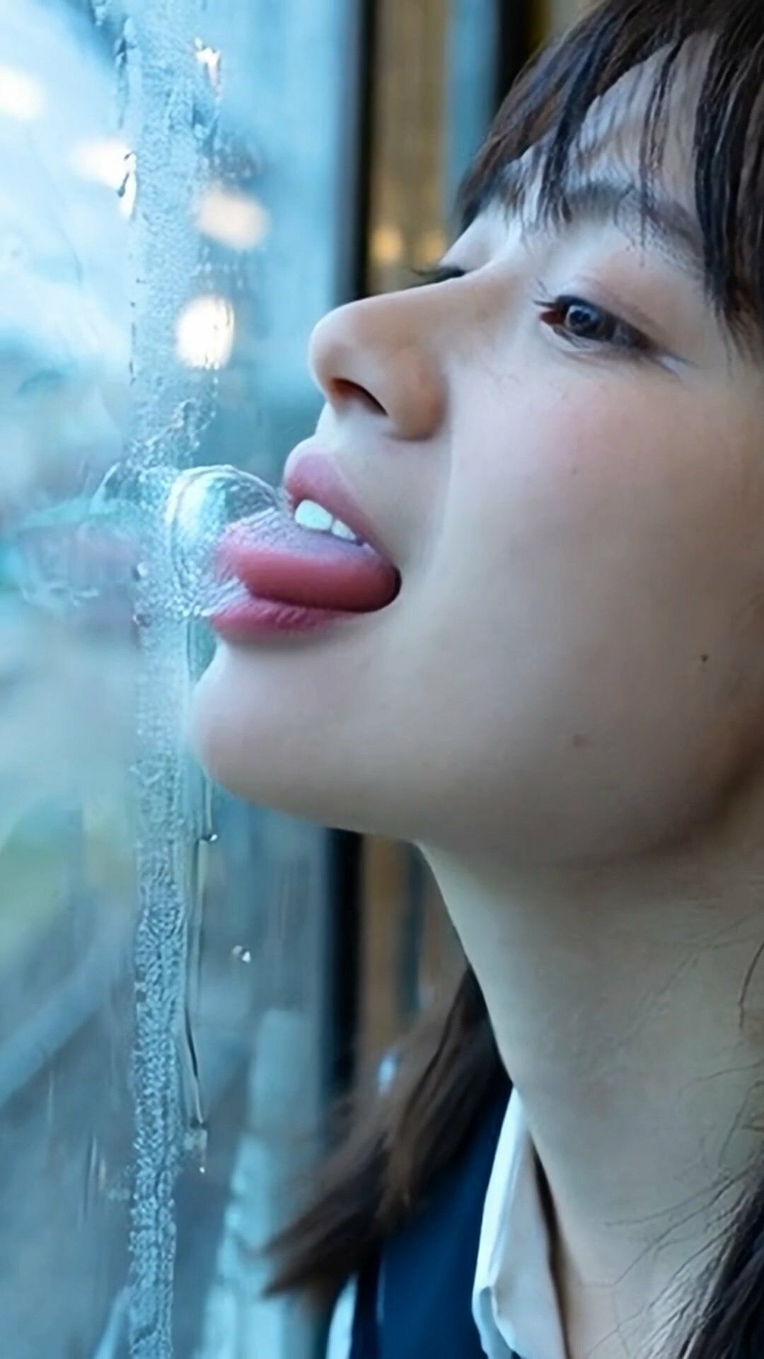 舌フェチ5 AI 電車女子 - サンプル画像 9