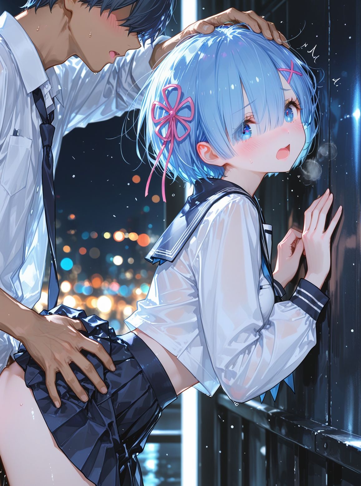 レムと立ちバック - サンプル画像 2