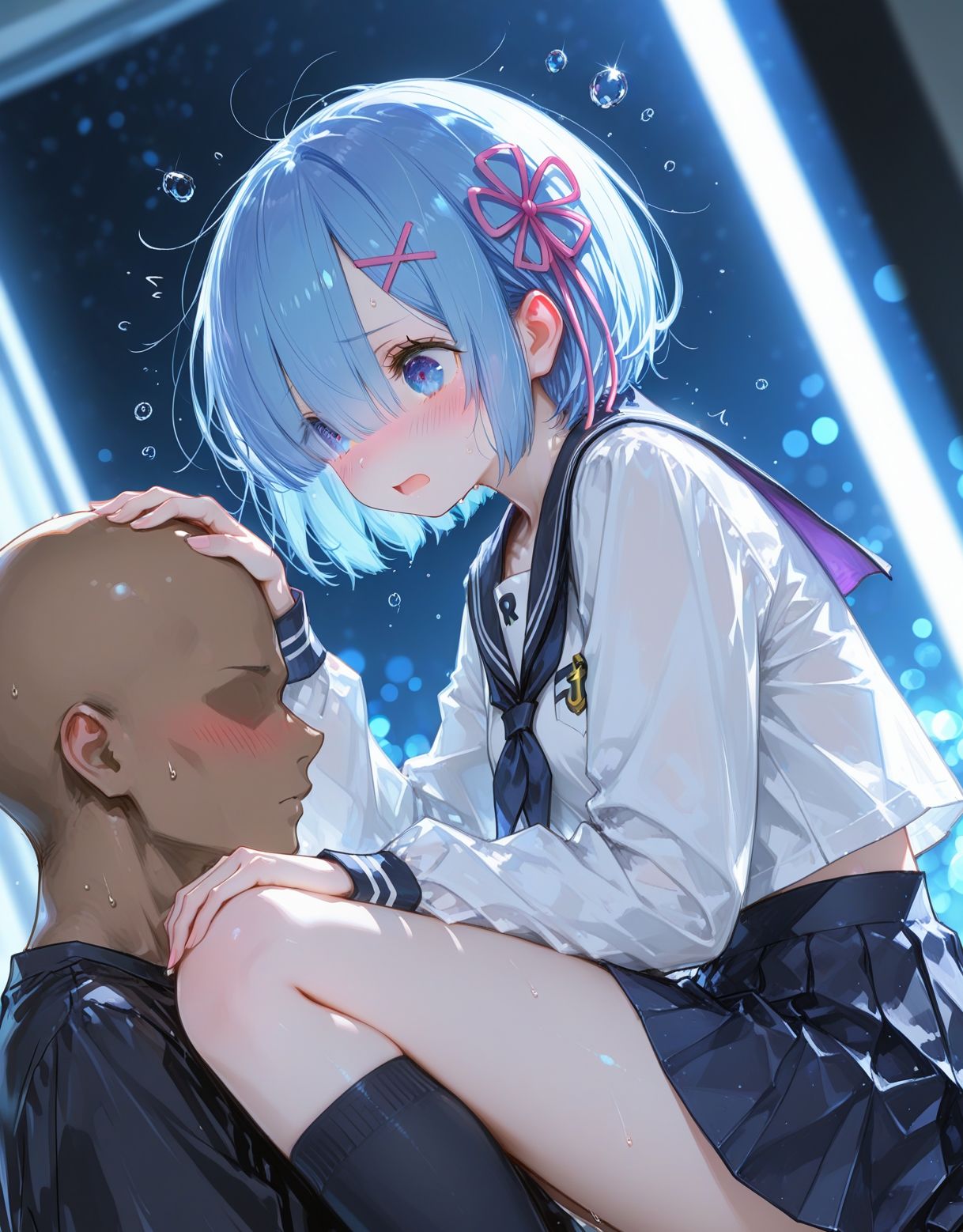 レムと立ちバック - サンプル画像 3