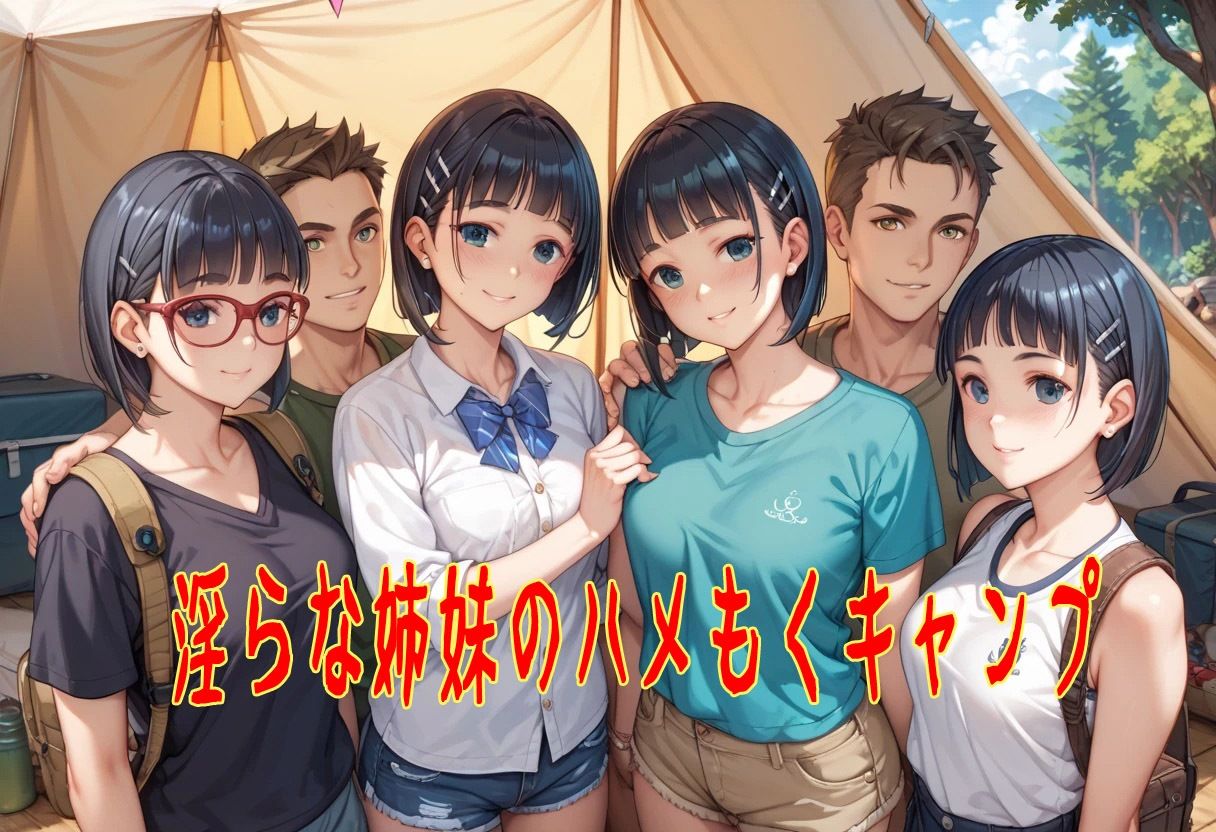 淫らな姉妹のハメもくキャンプ  動画 - サンプル画像 1