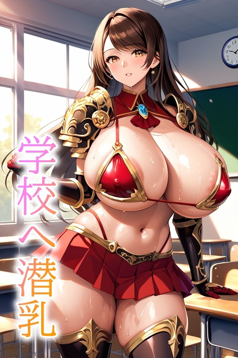 バストガーディアンズ 乳嵐レイナ 乳学編1限目 - サンプル画像 2