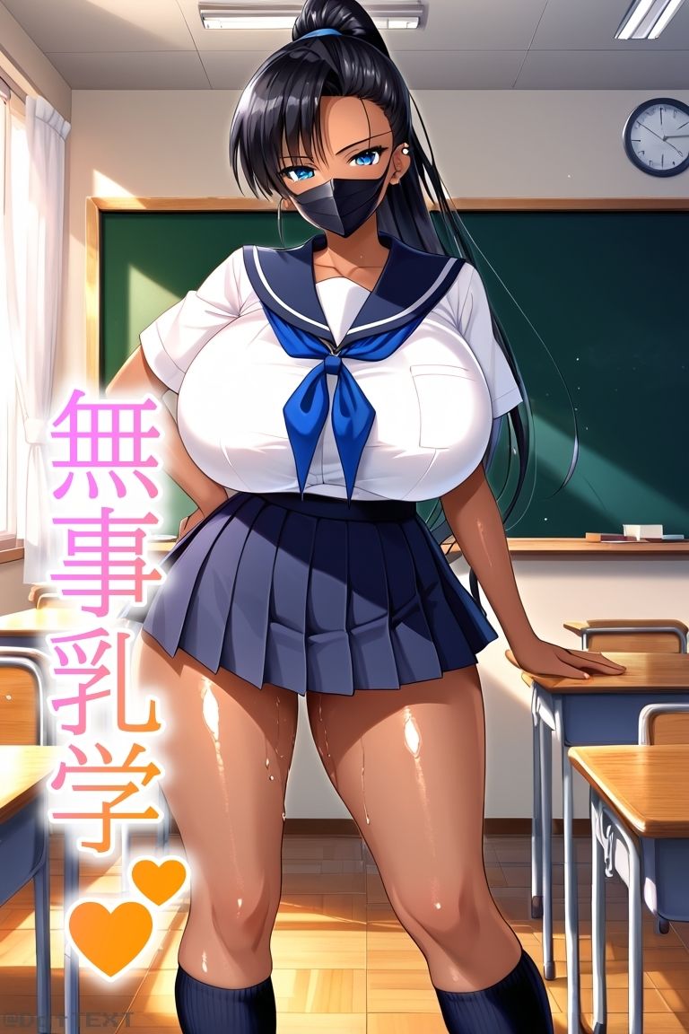 バストガーディアンズ 乳闇ナギ 乳学編1限目 - サンプル画像 3