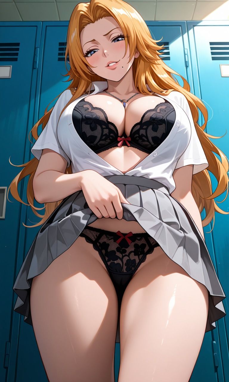【BLEACH】夜一・織姫・乱菊 〜 アヘ顔＋搾精＋着床CG集 〜｜パイズリ・フェラ・クンニ中出し着床 - サンプル画像 8