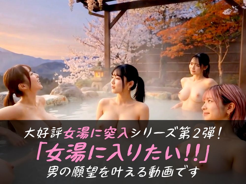 【4K神画質】女湯に突入2 - サンプル画像 1